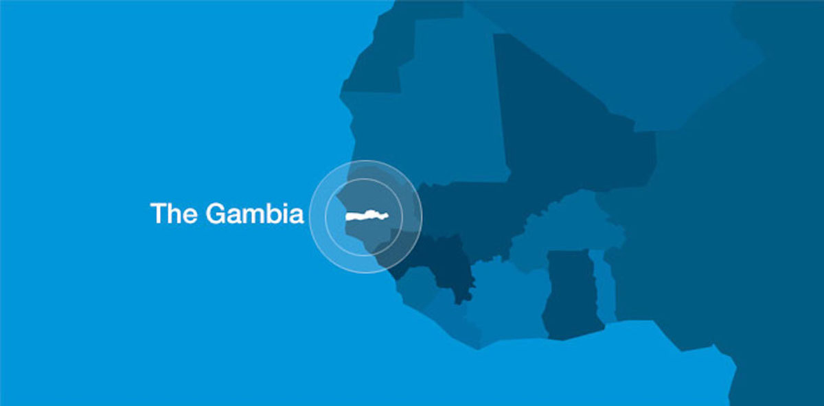 Gambia Map Harbor