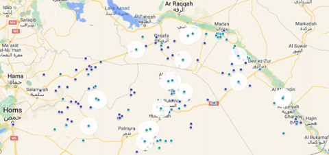 map of locatable attacks in may 2024